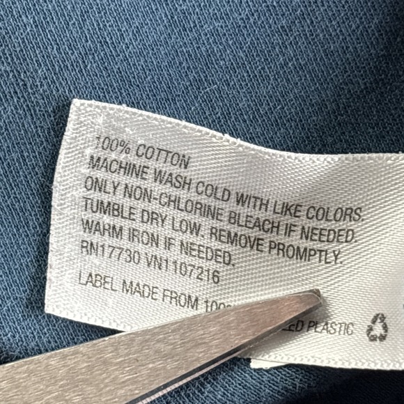 Goodfellow & Co Collared T Shirt Men's Medium Medium Blue Short Sleeve - Picture 4 of 7